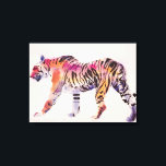 Impressão Em Tela Stripey<br><div class="desc">Stripey (tinta e com c no papel) Adlington Mark / Coleção Privada / Bridgeman Imagens Animais Selvagens Mamíferos Animais Selvagens</div>