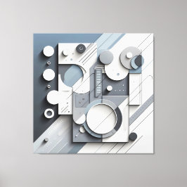 Impressão Em Tela Structured Dimensional Flow
