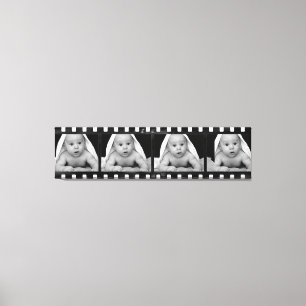 Impressão Em Tela Sua arte da tira do filme das fotos