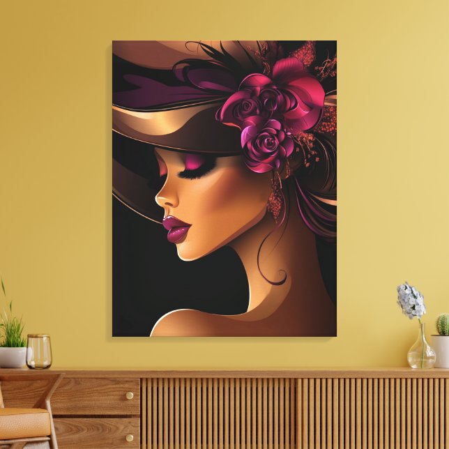 IMPRESSÃO EM TELA SUA CROWN #11 (Insitu(Sala de estar))