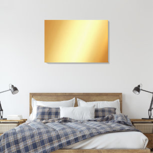 Impressão Em Tela Sua Imagem Foto Em Branco Fundo Dourado Luxuoso
