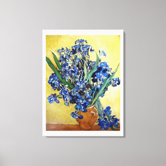 Impressão Em Tela Subi em fundo amarelo. Vincent van Gogh (Frente)