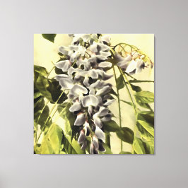 Impressão Em Tela Subindo Windblown Wisteria Vine Acrylic Painting