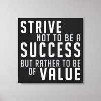 Sucesso e valor Impressão da tela motivacional