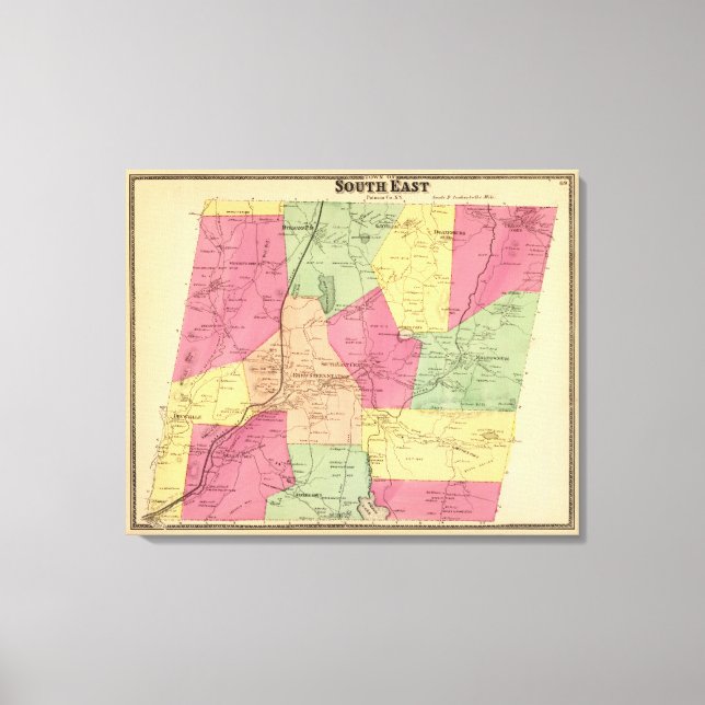 Impressão Em Tela Sudeste, Cidade (Frente)