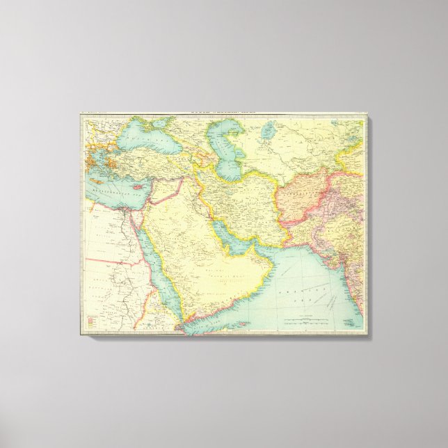 Impressão Em Tela Sudoeste da Ásia (Frente)