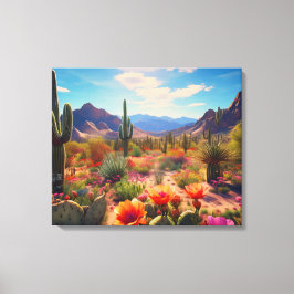 Impressão Em Tela Sudoeste Desert Estreita Tela Impressa