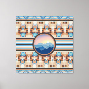 Impressão Em Tela Sudoeste do Sol