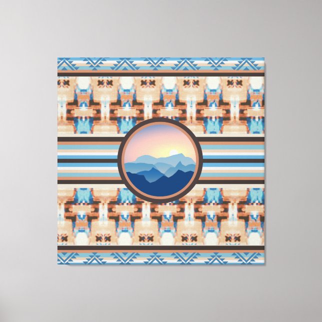 Impressão Em Tela Sudoeste do Sol (Frente)