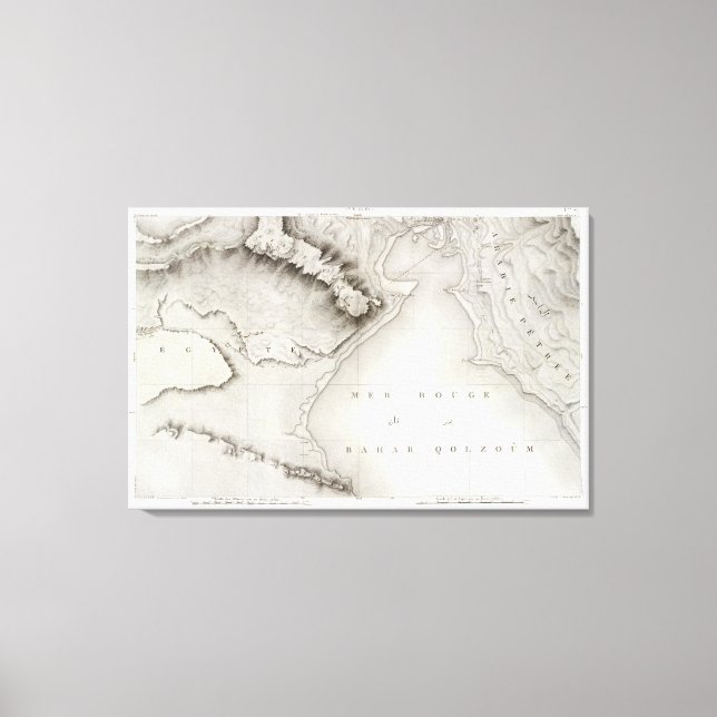 Impressão Em Tela Suez, Egito (Frente)