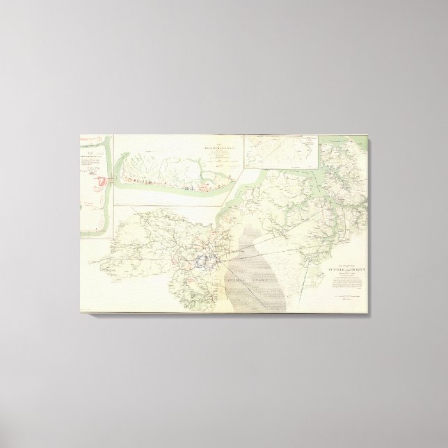 Impressão Em Tela Suffolk e vizinhança (Frente)