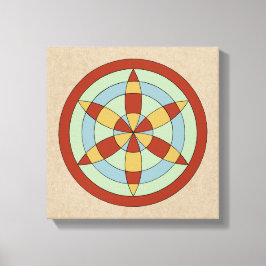 Impressão Em Tela Suffolk Hexafoil (Daisy Wheel)