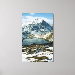 Impressão Em Tela Suíça, Grindelwald, Alpes Berneses, Vista
