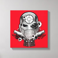 Suicide Squad | Deadshot Mask & Guns Tattoo Art