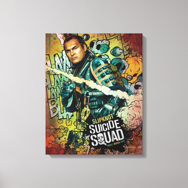 Impressão Em Tela Suicide Squad | Slipknot Character Graffiti (Frente)
