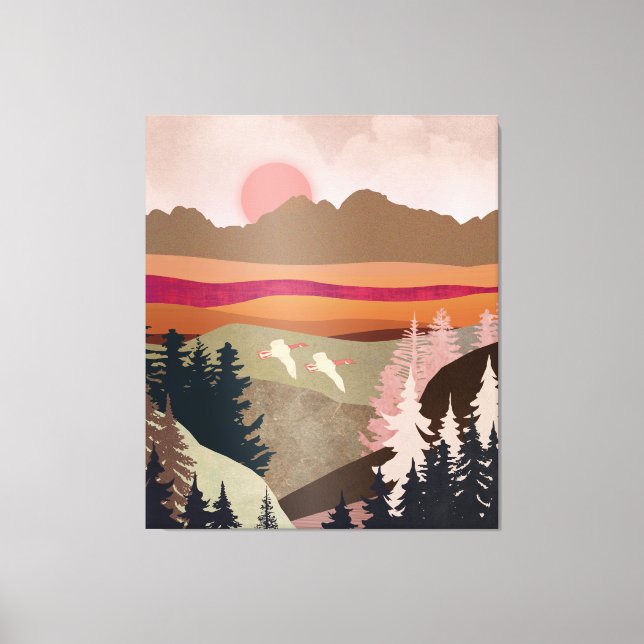 Impressão Em Tela Summer Geese (Frente)