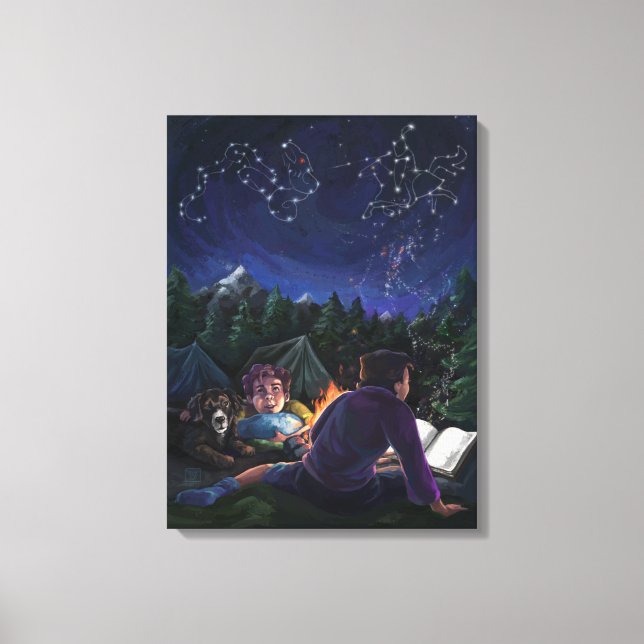 Impressão Em Tela Summer Knights (Frente)