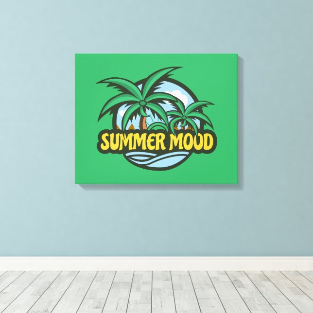 Impressão Em Tela Summer Mood (Insitu(piso de madeira))