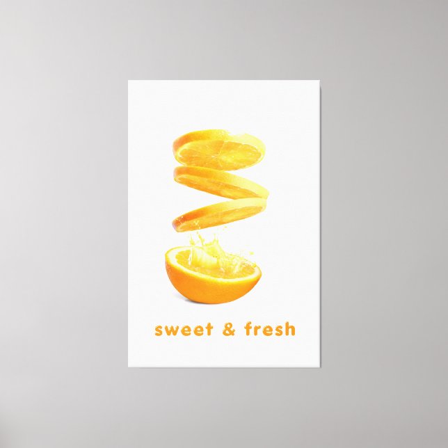 Impressão Em Tela Summer Splash Fruit Wall Art (Frente)