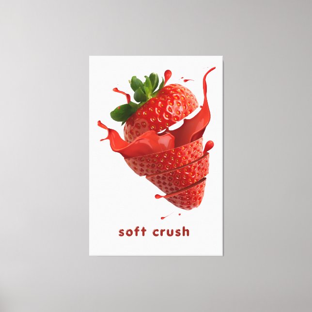 Impressão Em Tela Summer Splash Fruit Wall Art Poster (Frente)