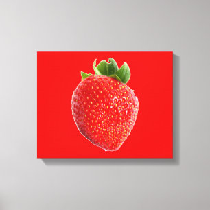 Impressão Em Tela Summer Strawberry