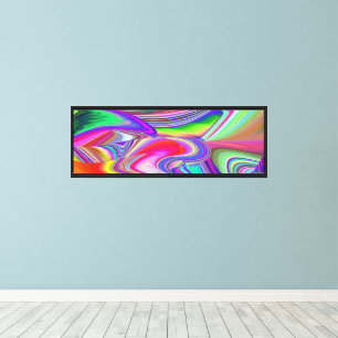 Impressão Em Tela Summerrainbow, Abstrato 3D Rainbowart