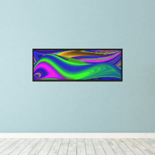 Impressão Em Tela Summerrainbow, Abstrato 3D Rainbowart