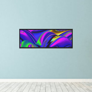 Impressão Em Tela Summerrainbow, Abstrato 3D Rainbowart