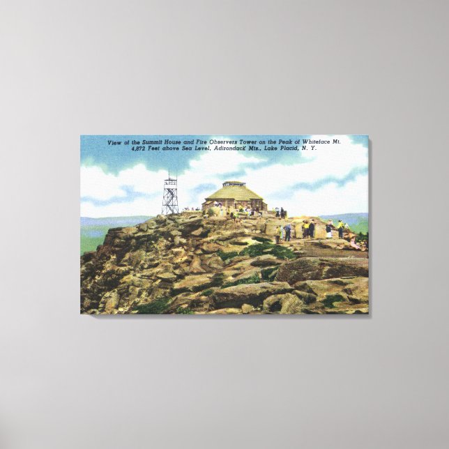 Impressão Em Tela Summit House, Fire Observers Torre View (Frente)