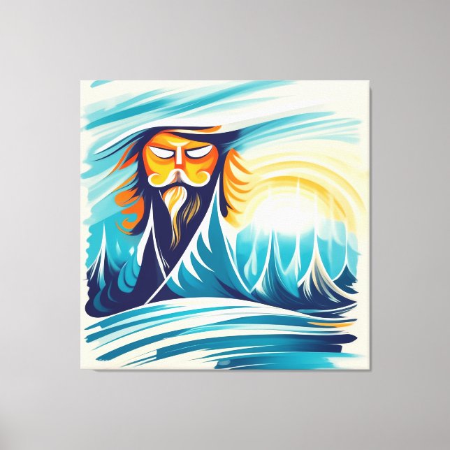 Impressão Em Tela Sun de inverno (Frente)