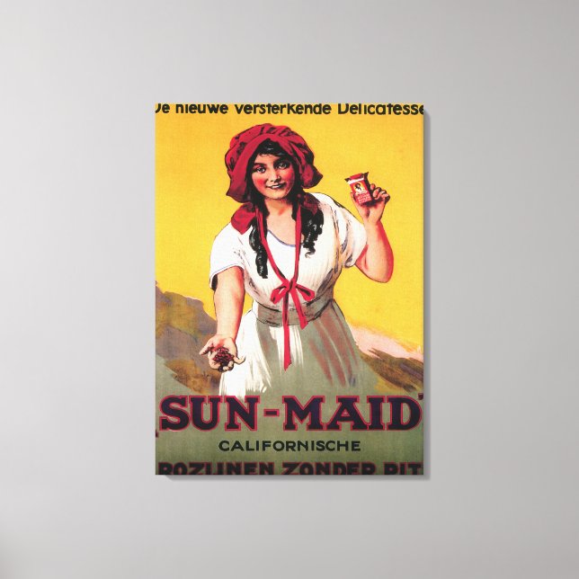 Impressão Em Tela Sun-Maid California Raisin Poster (Frente)