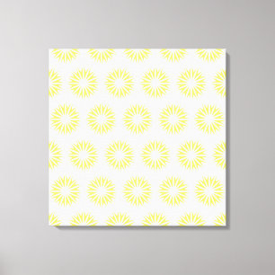 Impressão Em Tela Sunbursts modernos da limonada