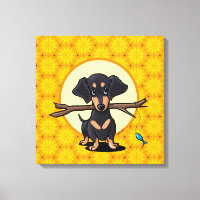 Sunny Boho Dachshund Dog