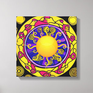 Impressão Em Tela Sunny Daze