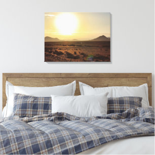 Impressão Em Tela Sunrise Sobre Namib Desert Estreita Tela