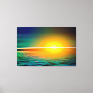 Impressão Em Tela Sunset