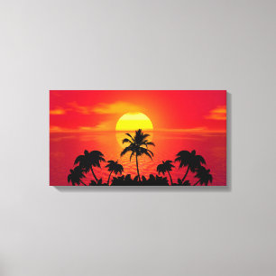Impressão Em Tela Sunset