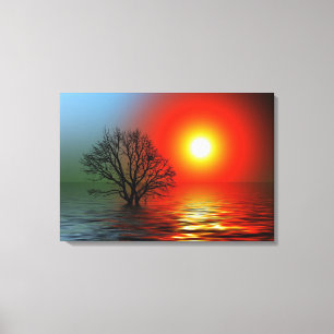 Impressão Em Tela Sunset