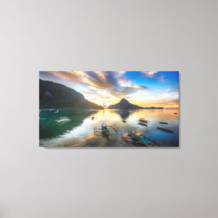 Impressão Em Tela Sunset em El Nido