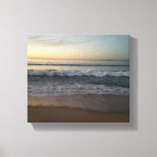 Impressão Em Tela Sunset na praia de Monterey Bay