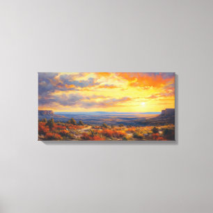 Impressão Em Tela Sunset Pacífico no Outono Plateia de Belas Artes