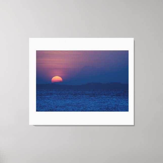 Impressão Em Tela Sunset seen  (Frente)