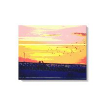 SUNSET SOBRE A PONTE ROURKE ENCERRADA