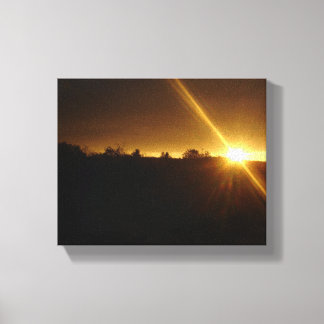 Impressão Em Tela Sunset Sunflash