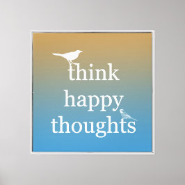 Impressão Em Tela Sunset Think Happy