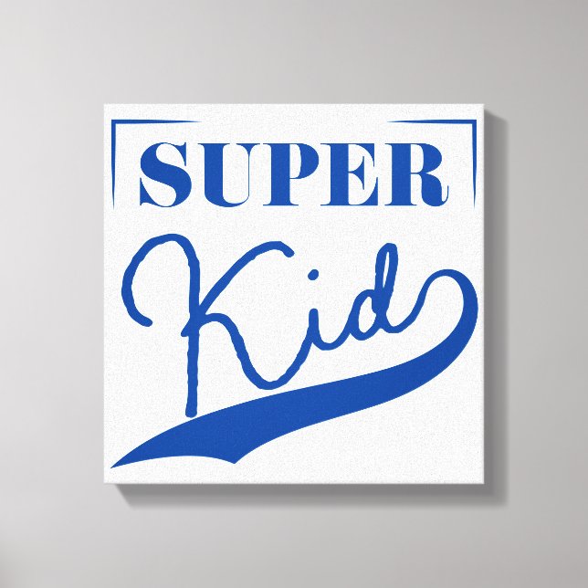 Impressão Em Tela Super Kid (Frente)