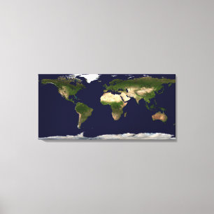 Impressão Em Tela Superfície da terra, água pouco profunda, e