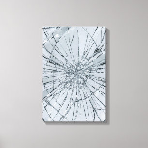 Impressão Em Tela Superfície de Vidro Quebrado (Estilo 1) Pintura a