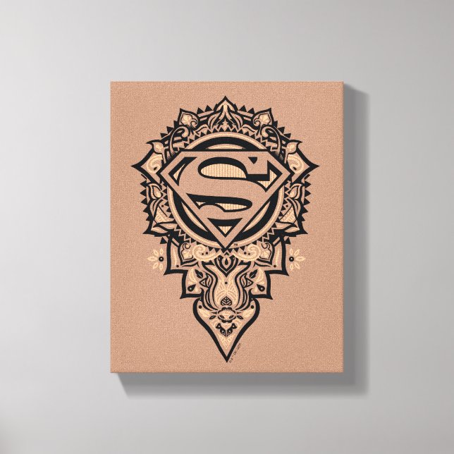 Impressão Em Tela Supergirl Mandala Graphic (Frente)
