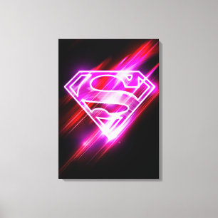 Impressão Em Tela Supergirl Pink
